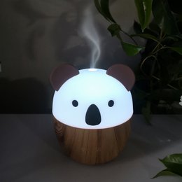 Woofie Diffusore di oli essenziali – Diffusore di aromaterapia a freddo ad ultrasuoni – Diffusore elettrico per fragranze per la casa – Alimentazione USB, illuminazione ambientale a LED, silenzioso e compatto