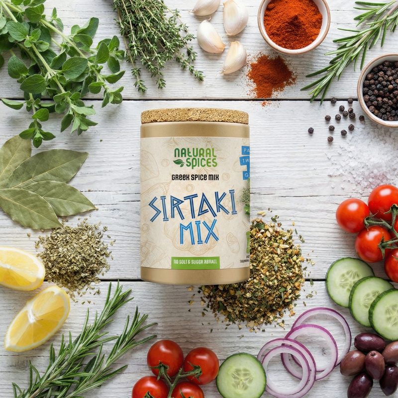 Sirtaki Mix – Herbes à Salade – 40 g – Épices Naturelles
