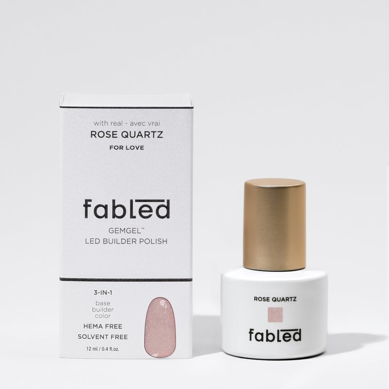 Fabuleret - Rose Quartz Gemgel ™ gelpolering