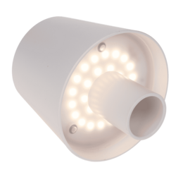 LED bottle lamp, white, 3 modes (on/off/dim.),