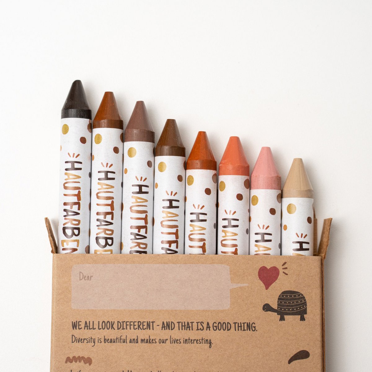 8 Skin Tones Crayons (English Edition)