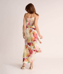 Linnen jurk Flower Mist