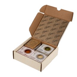 Soap collection set of 4 mix in gift box