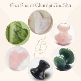Gua Sha and Mushroom in Natural Stone | 6 Models to Choose from