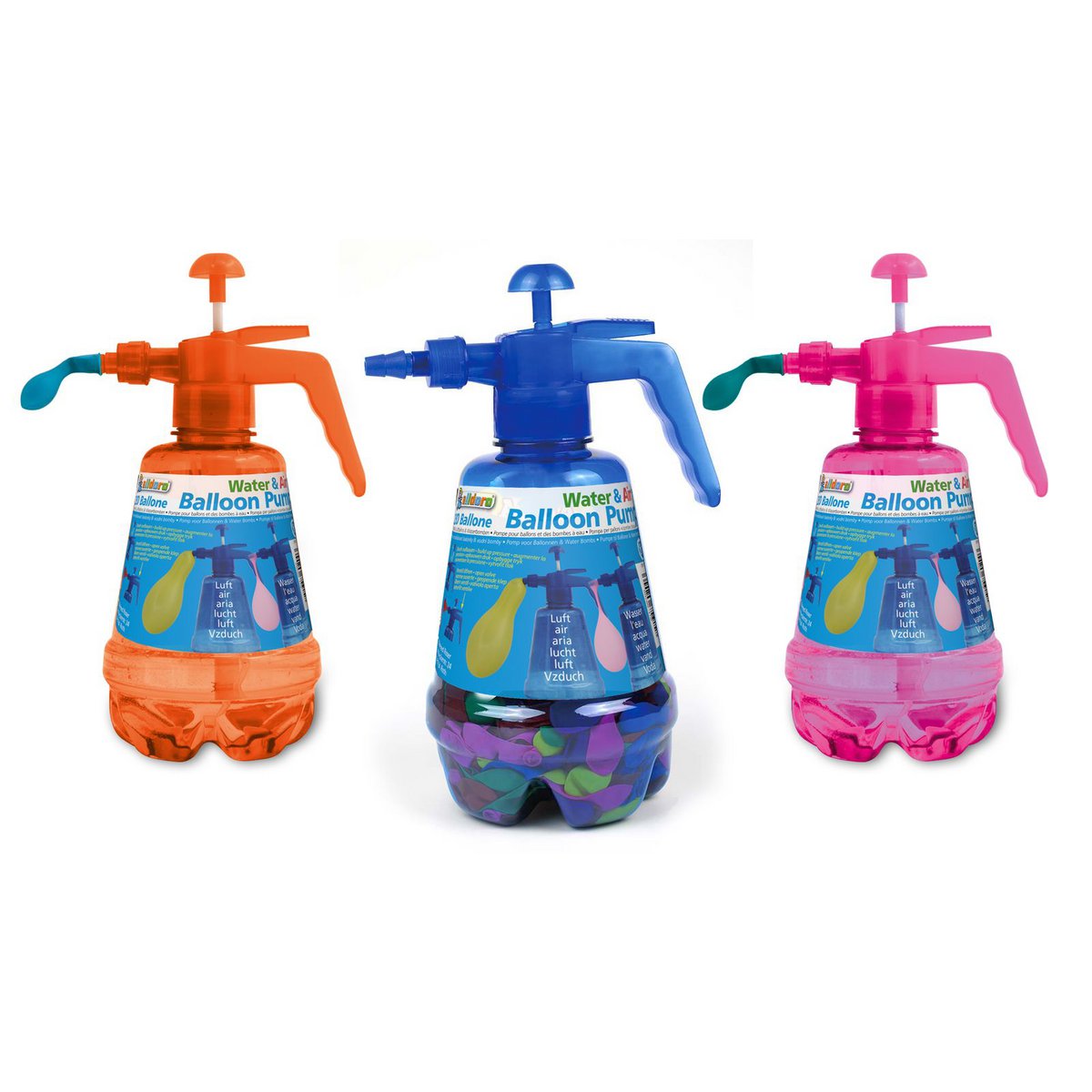 Water & Air Wasserbomben Pumpe, inkl. 250 Ballons