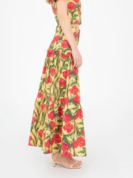 Zafira gul Maxi-nederdel