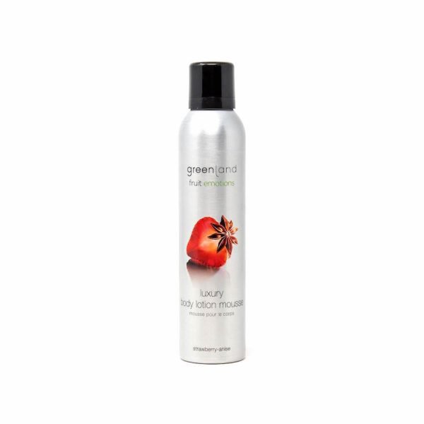 Body lotion mousse 200 ml, strawberry-anise