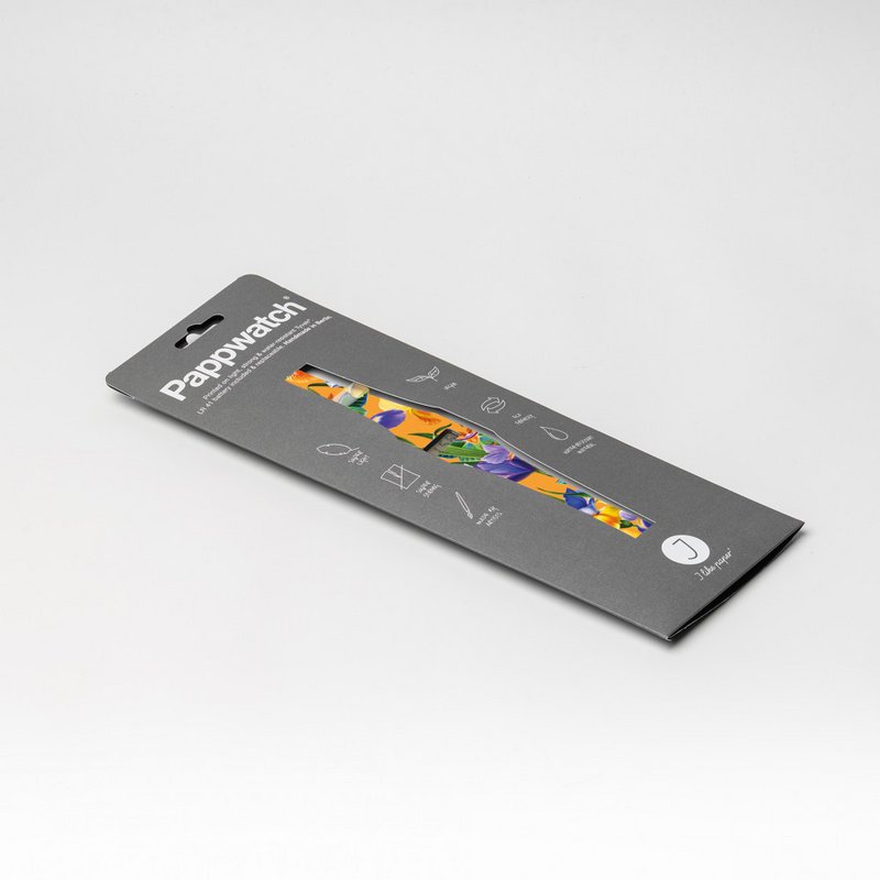 ​ PETITE ORCHID cardboard watch / paperlike watch / digital watch made of Tyvek®