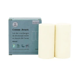 Solid deodorant with cocoa butter