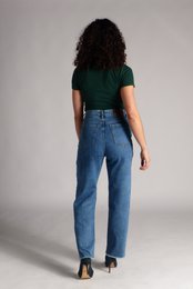 Flare Jeans - Høj talje - løse jeans