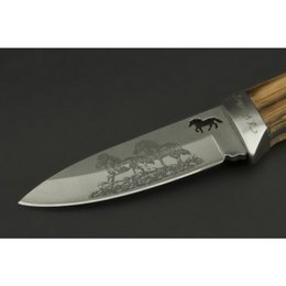 Coltello da caccia per cavalli Ed Mahony Island di Detlef Ritter