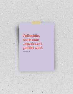 Postcard "Unshowered" | Recycled paper