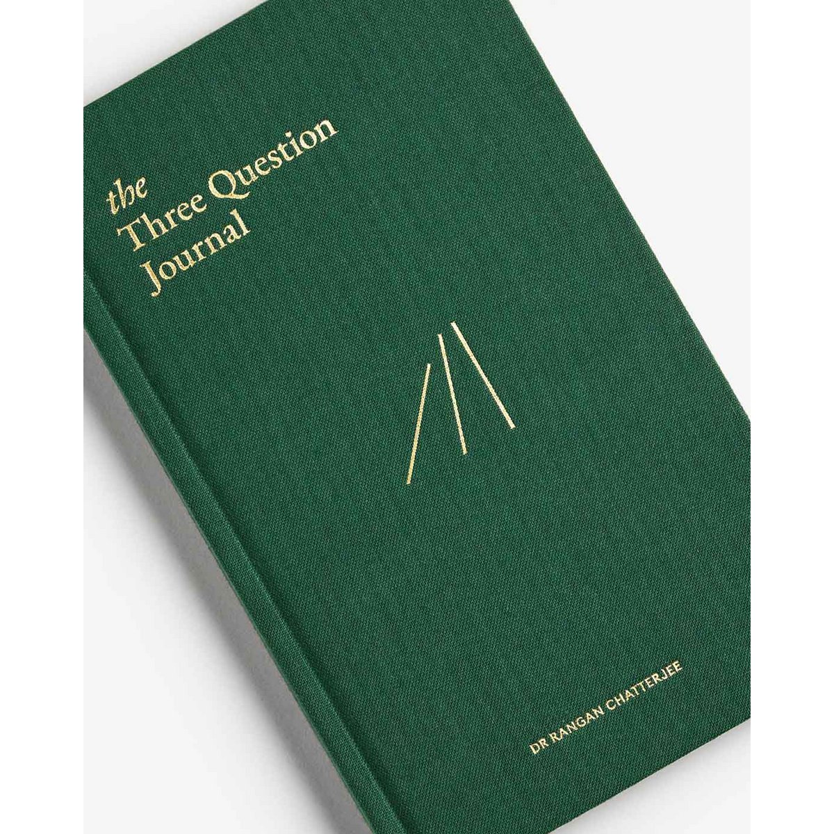 The Three Question Journal Green - Daily Guided Wellbeing
