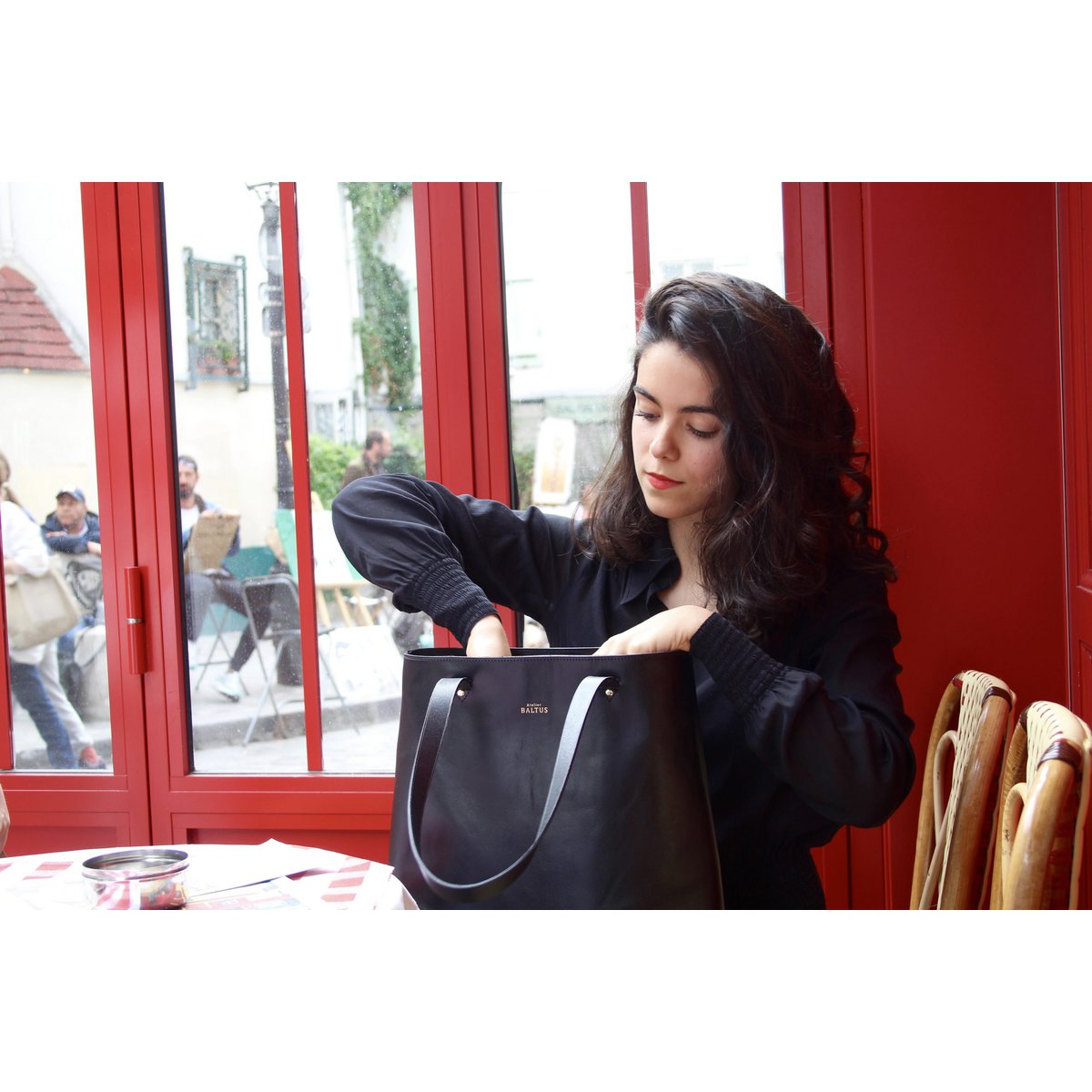 Perfecte leren tas