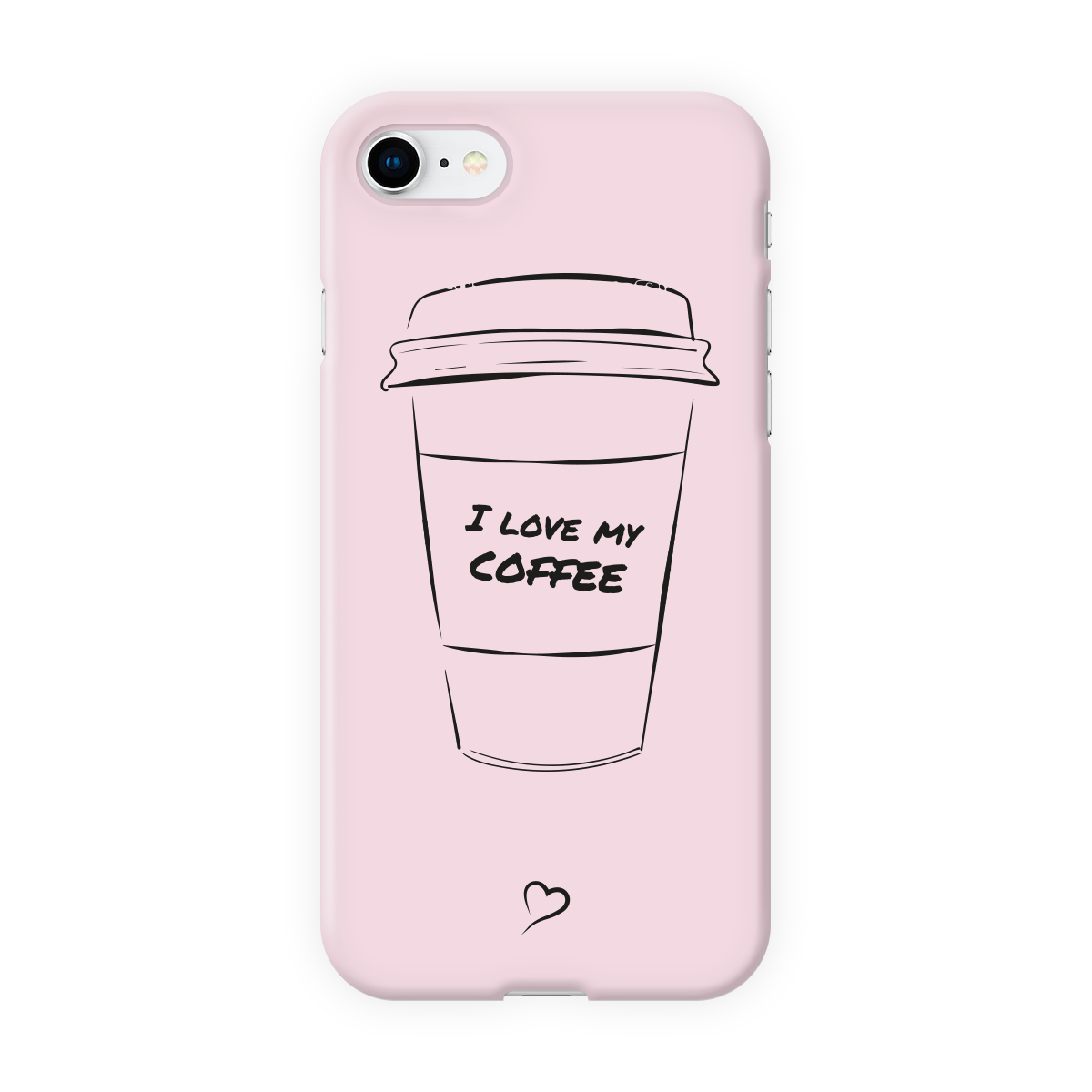 Amo il mio caffè Cover per iPhone ecologica