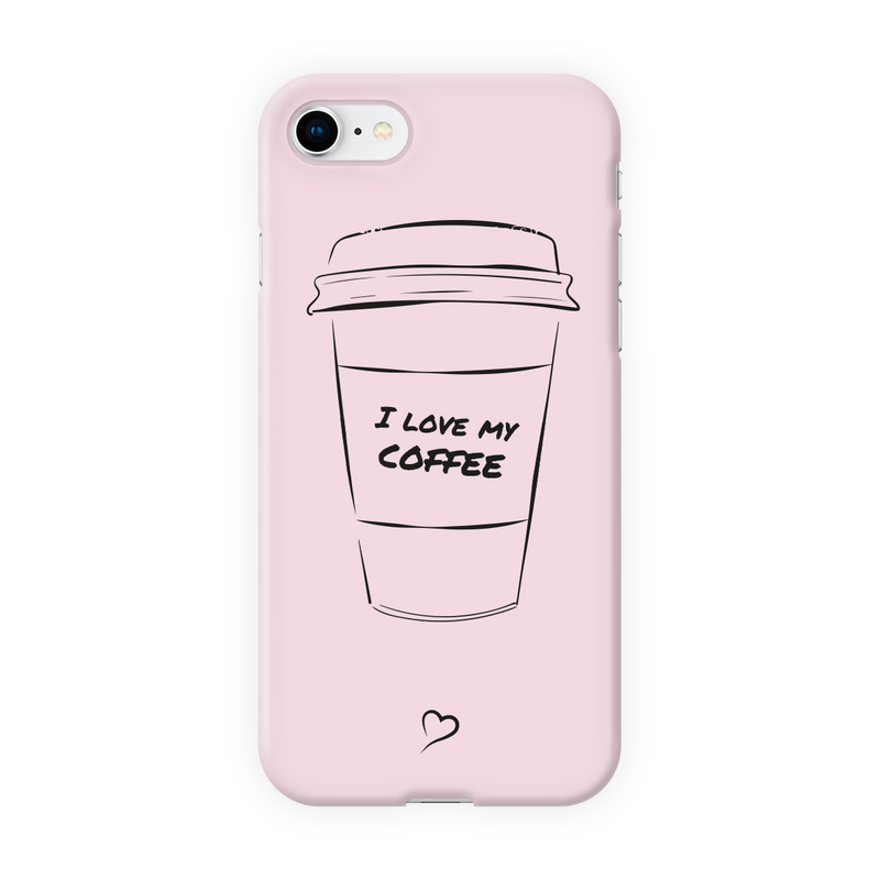 Amo il mio caffè Cover per iPhone ecologica