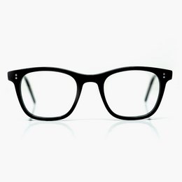 Rectangular tortoiseshell eyeglasses with a warm, vintage-inspired look.