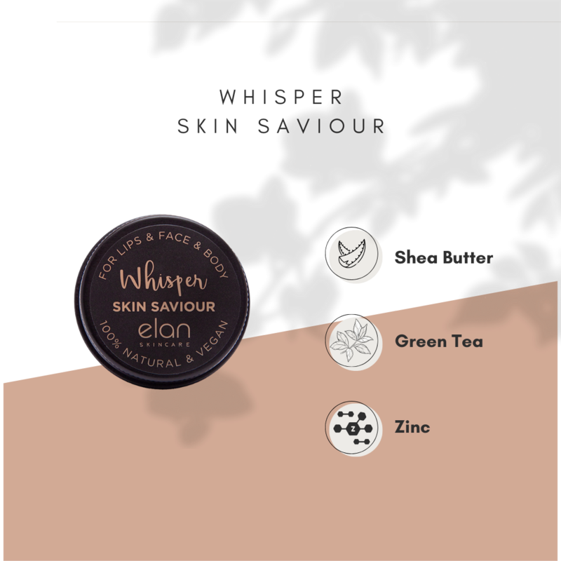 ELAN WHISPER SKIN SAVIOR FÜR LIPPEN UND TROCKENE HAUT, 20 ml