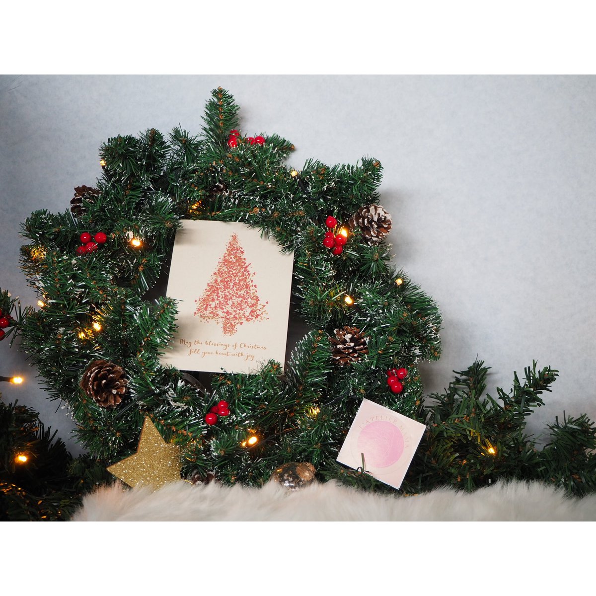 Christmas card 'Heart Christmas tree'