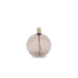 Olielamp Round champagne brass S