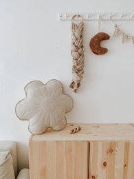 Leinenblütenkissen "Sandlilie"