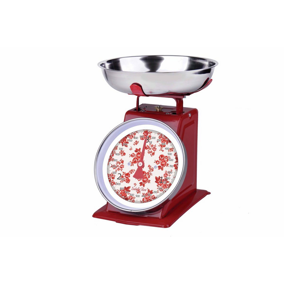 Retro -Küchenskala Nathalie Red 3kg