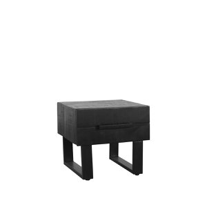 Hazer Santos coffee table - Black - Mango wood - 50 cm 44 x 41 x 50 cm
