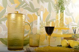 Acrylic yellow pitcher