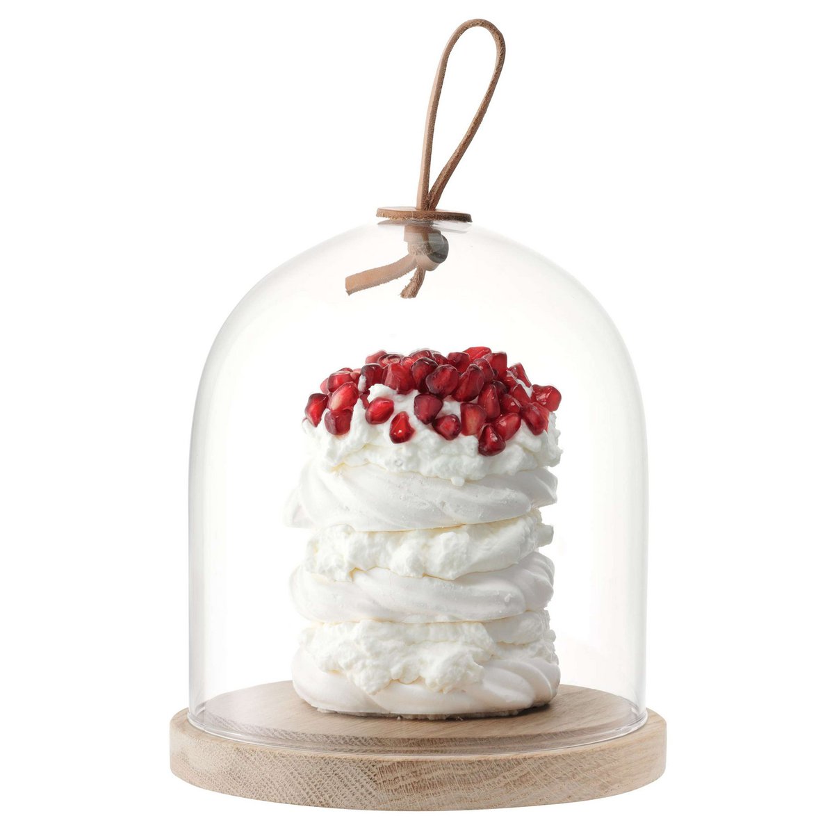 L.S.A. - Ivalo Serving plateau with bell jar 15 cm - Transparent