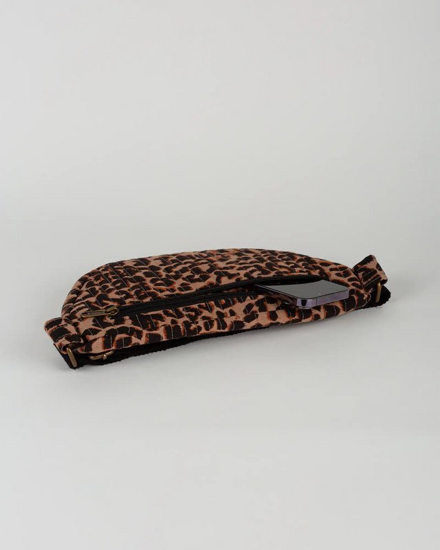 Leopard quiltet fanny pack