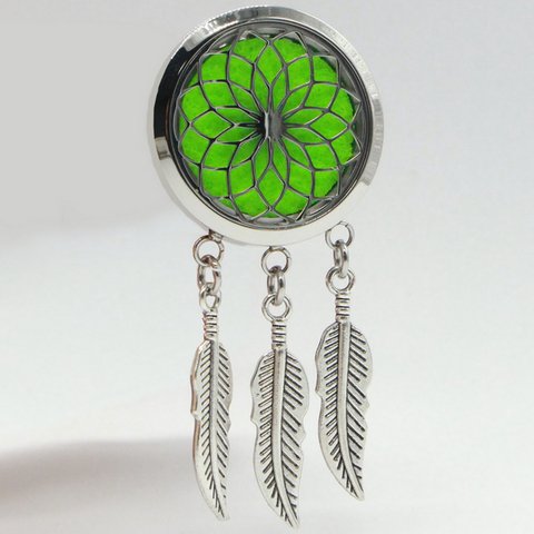 Car Diffuser Clip'Arôme - Dream Catcher - Stainless Steel with Blotters - Decorative Aromatherapy Accessory - Gift Idea