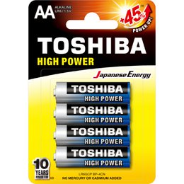 Toshiba Pack x 4 bunker LR6GCP