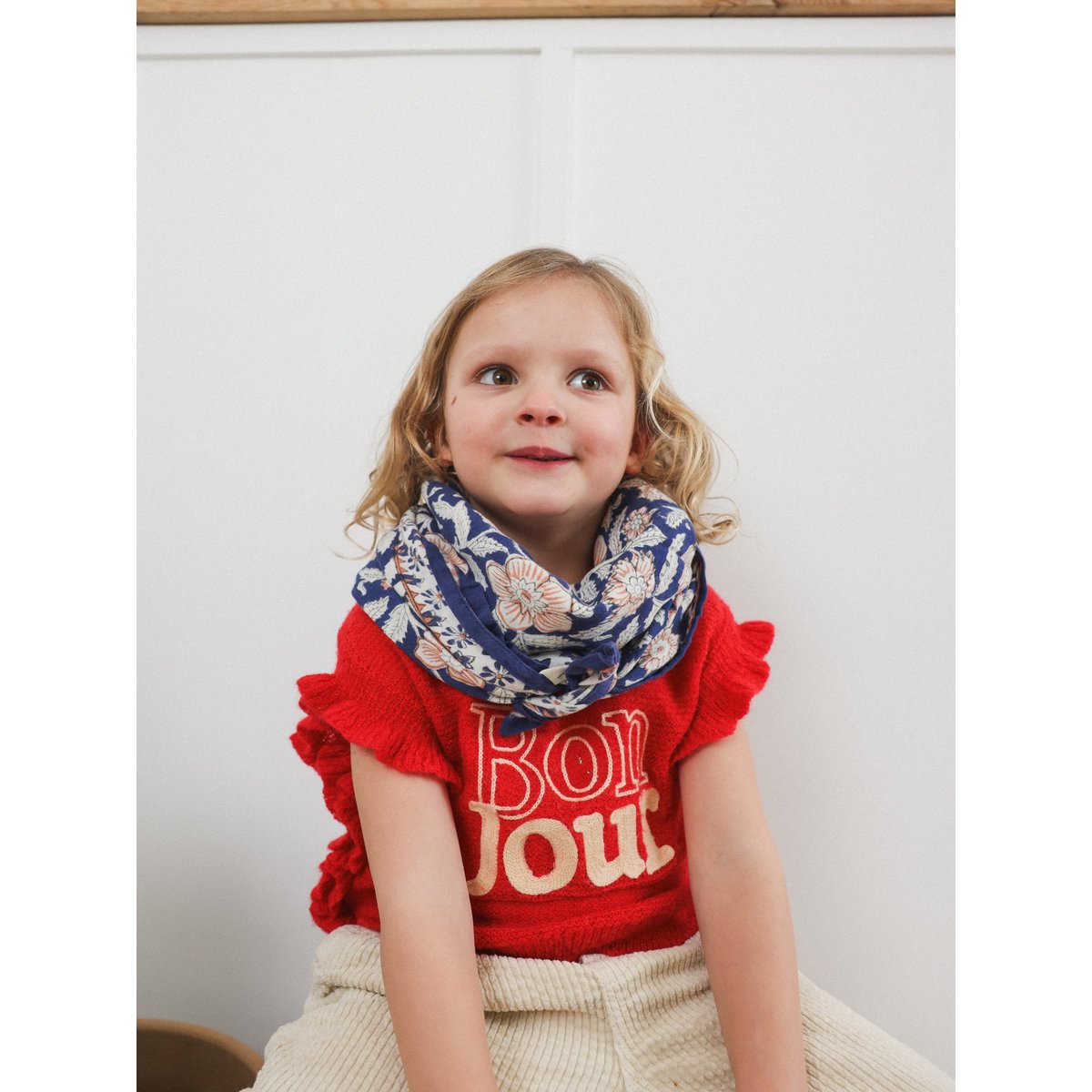 Foulard Adulto Delhi Cobalto 100 cm