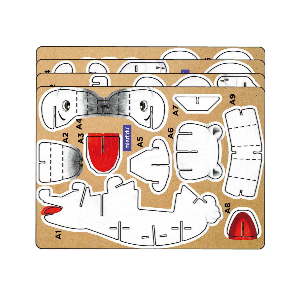 Mieredu - 3D Puzzel Build And Sound - Ijsbeer