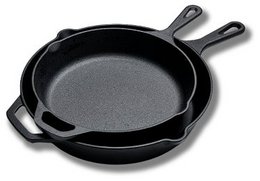 Skillet cast iron skillets 30 & 25 cm - 2 pcs
