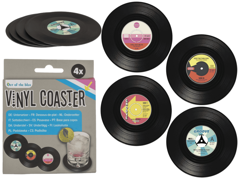 Vinyl coaster, Record,