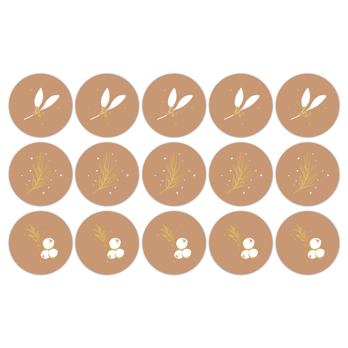 Let's decorate gift stickers on a roll - 500 pieces