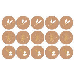 Let's decorate gift stickers on a roll - 500 pieces