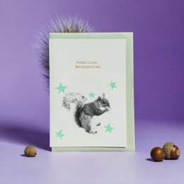 Eichhörnchen Sterne mint