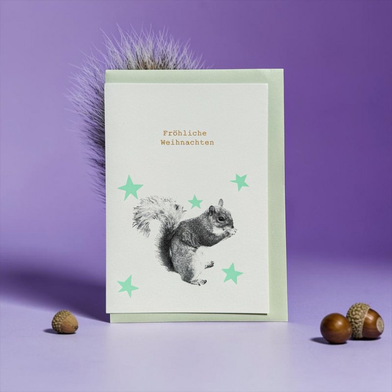 Eichhörnchen Sterne mint