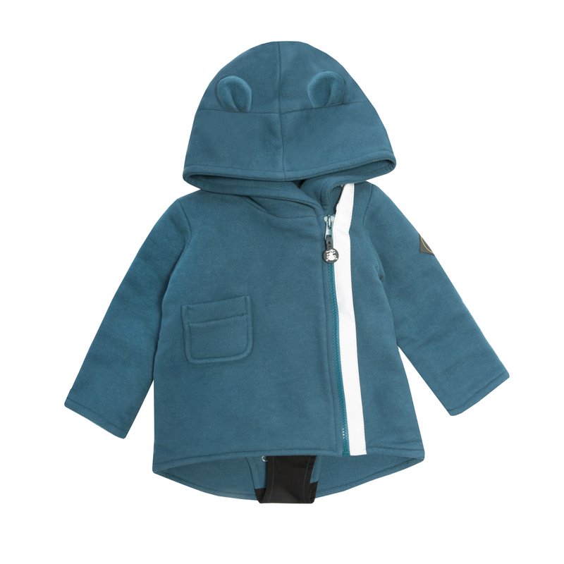 baby bomuldsjakke blå