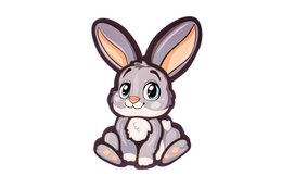 Wooden Bunny Puzzle for Kids