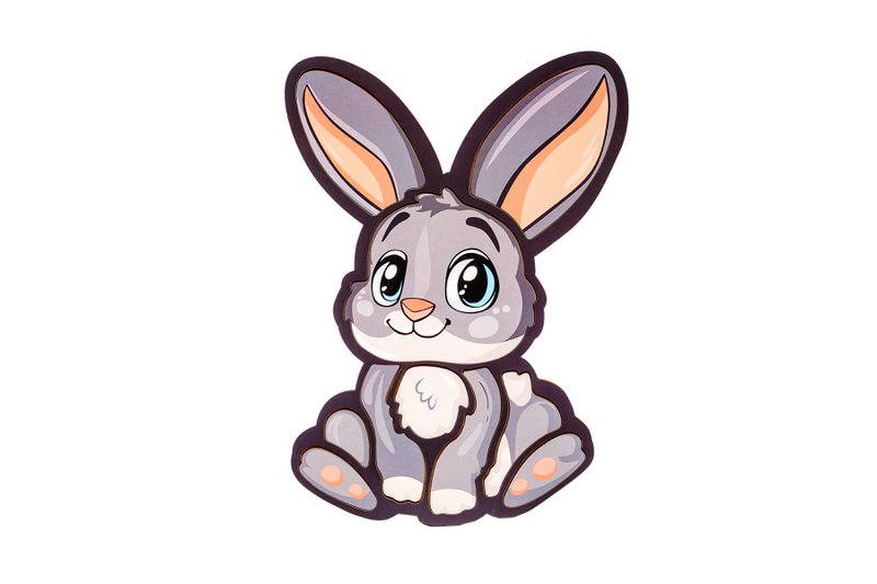 Wooden Bunny Puzzle for Kids