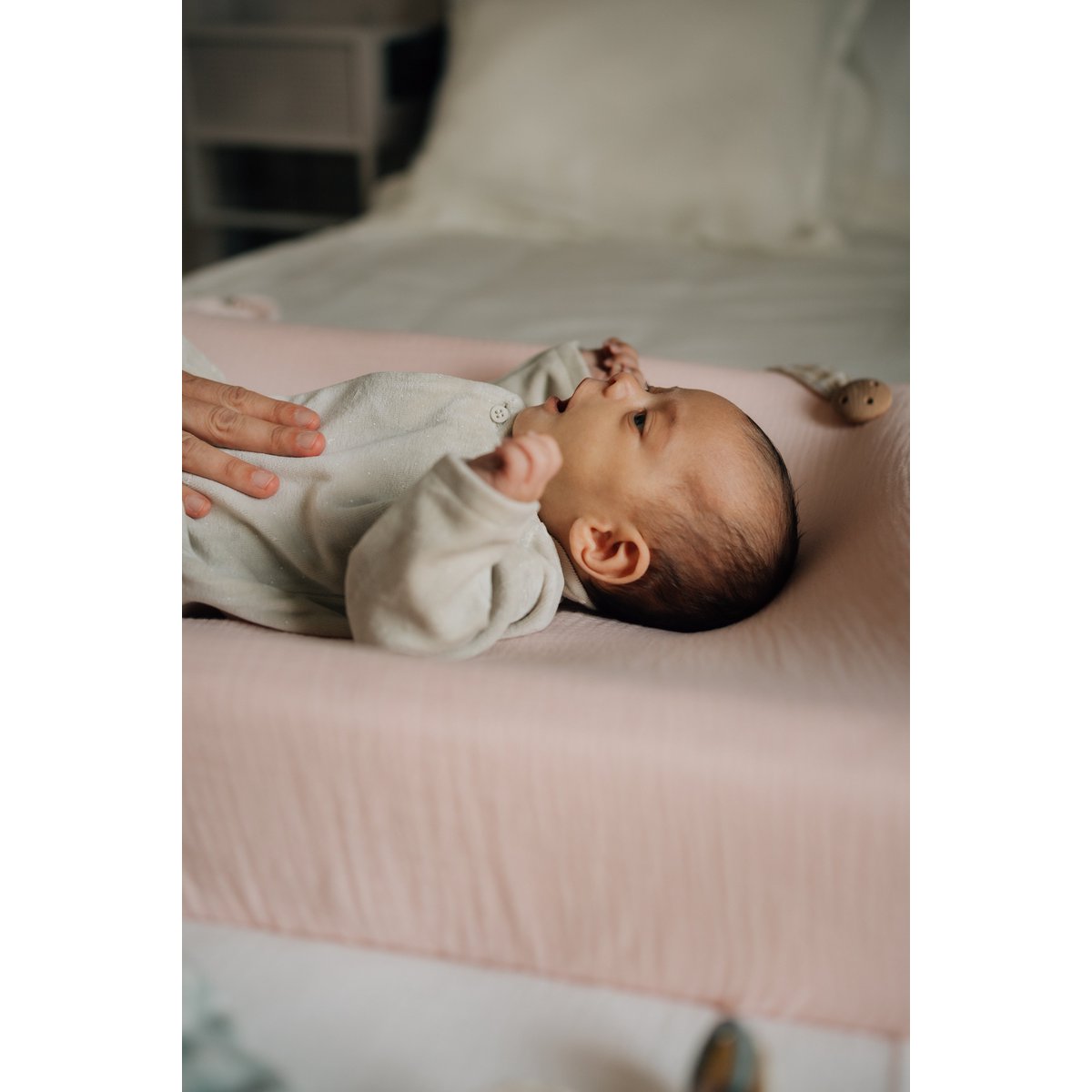 TISU Wickelauflagenbezug, Baby Pink