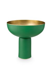 High Tray Metal Matt Green 23x24cm