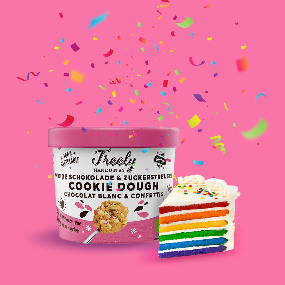 White chocolate & confetti cookie