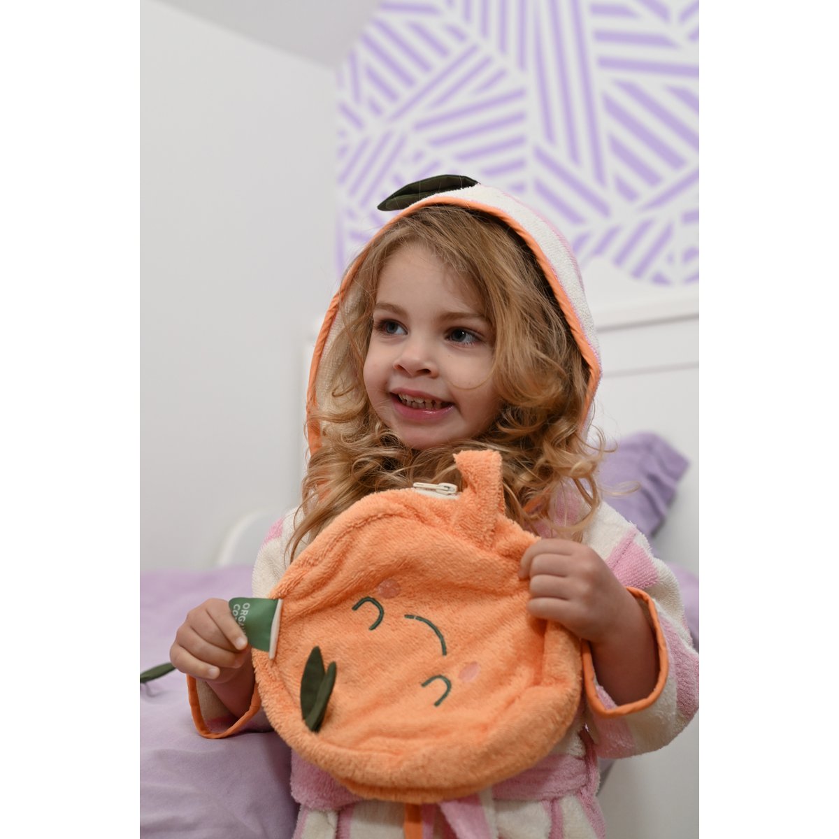 Terry Cotton Case Mady Mandarine
