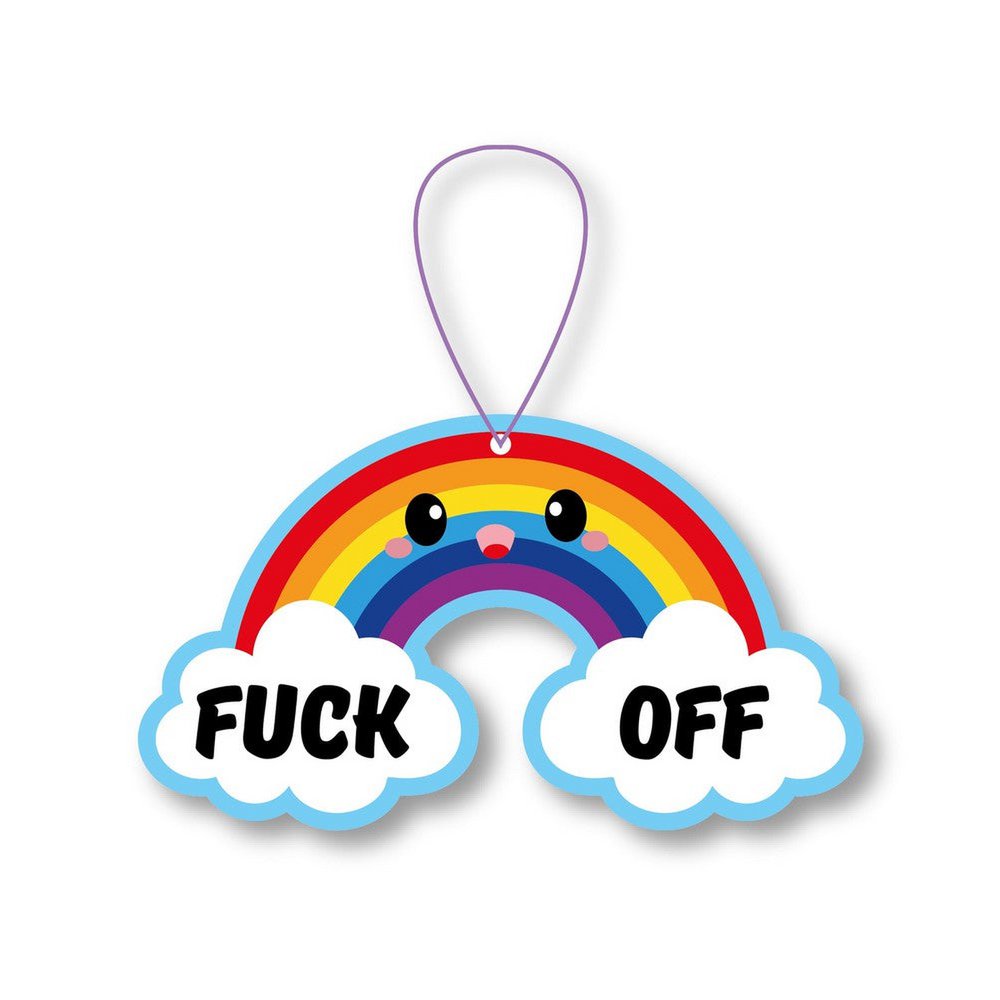 Rainbow Fuck Off Fragrance Pendant – Passion Fruit Fragrance