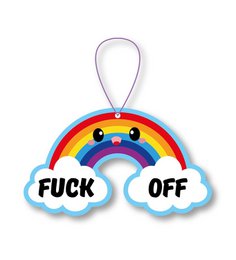 Rainbow Fuck Off Fragrance Pendant – Passion Fruit Fragrance