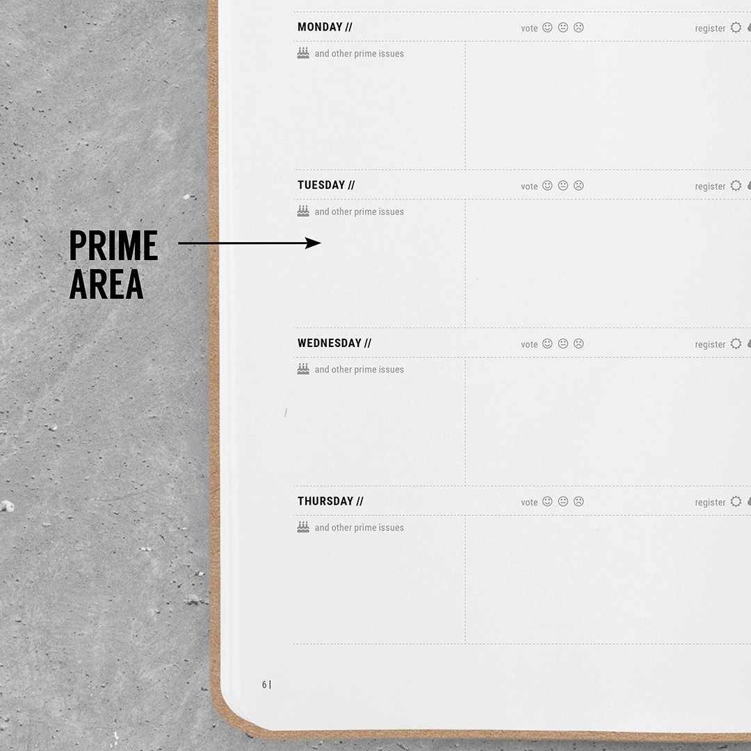 Wekelijks Planner Briefpapier Notitieboek